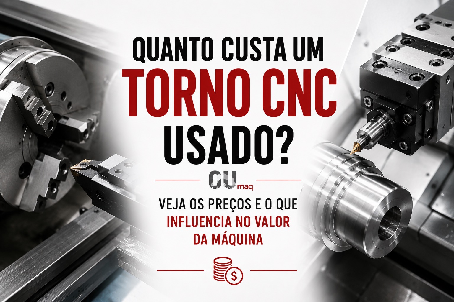 Quanto Custa um Torno CNC Usado? Veja os Preços e O Que Influencia no Valor da Máquina
